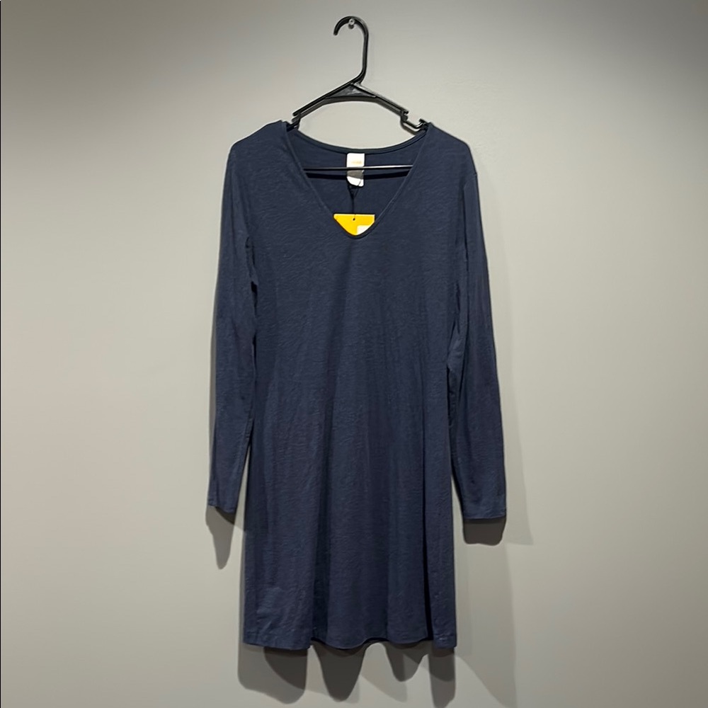 Lole Navy Long Sleeve Dress